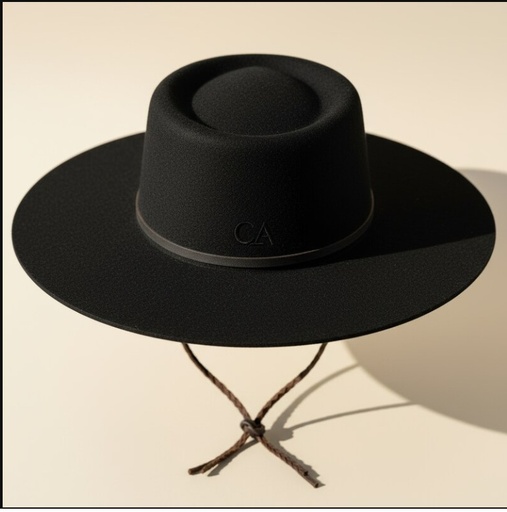 Sombrero Fedora Color Negro