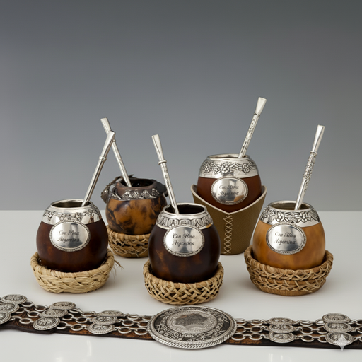 Mates "Con Alma Argentina"